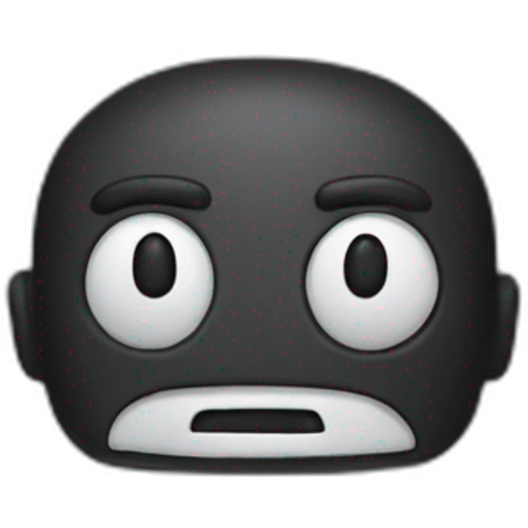 Mini écriture noir emoji