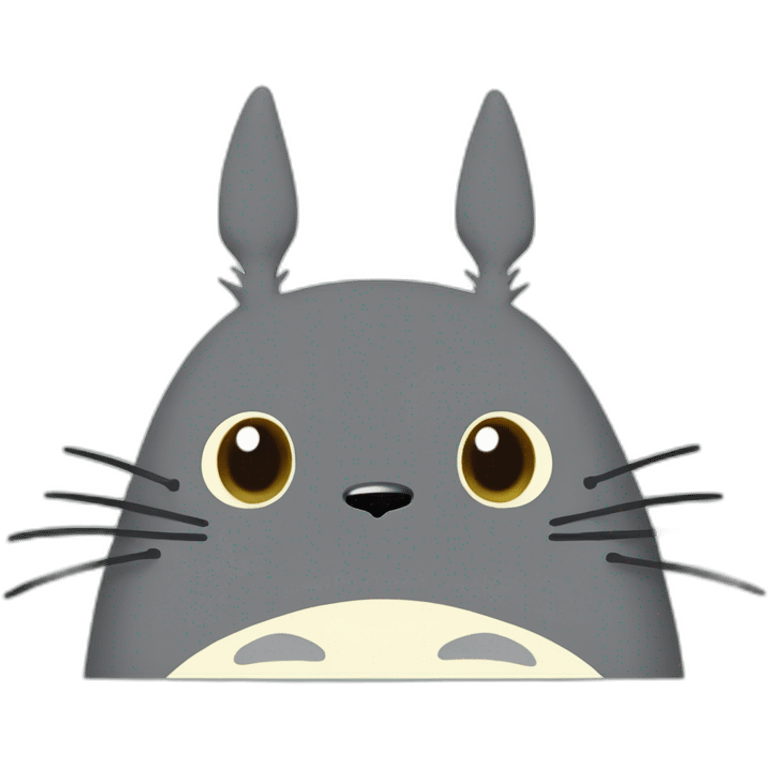 Totoro the main character of the movie of the Studio Ghibli “My Neighbor Totoro” emoji