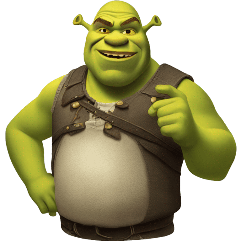 Shrek thé rock emoji