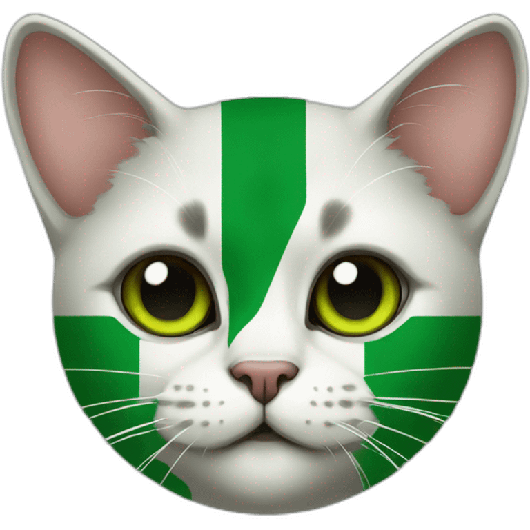 nigerian flag cat emoji