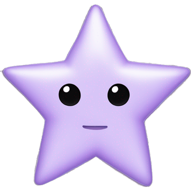 Lilac star emoji