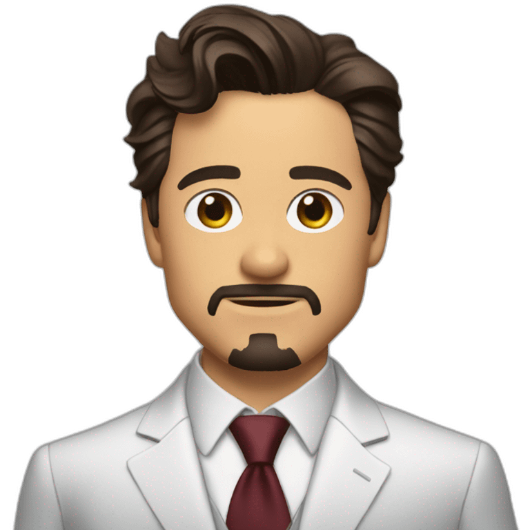 Tony stark in suit emoji