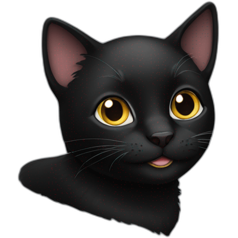 Black cat emoji