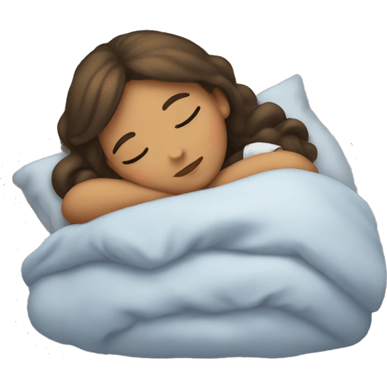 Girl sleeping  emoji