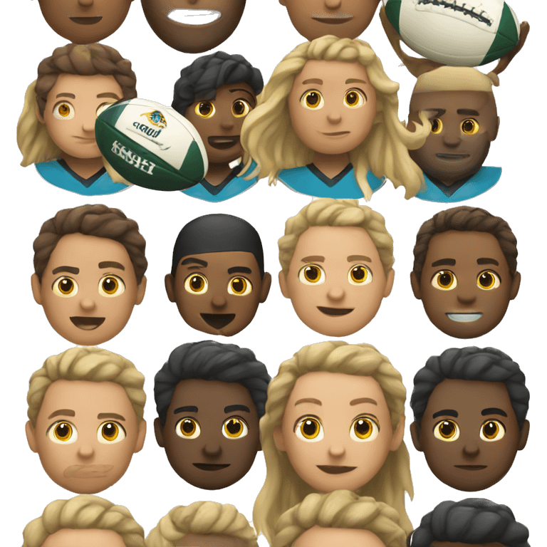 Cove playing rugby emoji