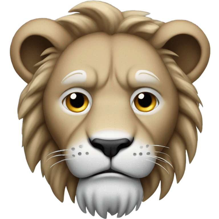 Crying Detroit lion emoji