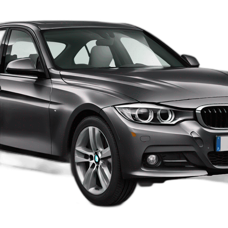 Bmw 3 series g black emoji