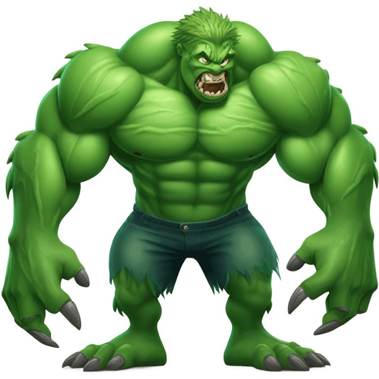 green hulk monster emoji