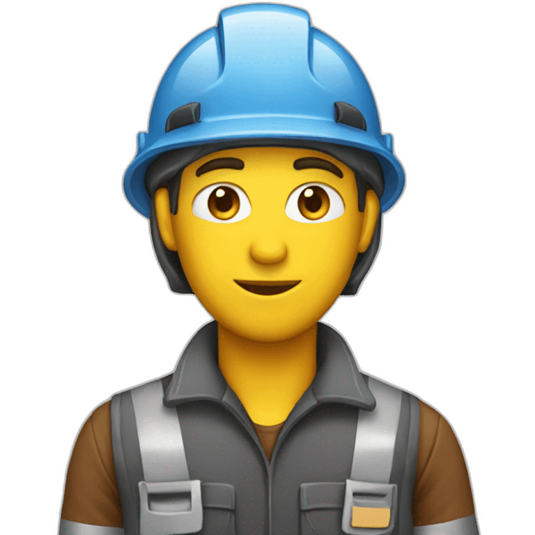 worker  whit helmet emoji