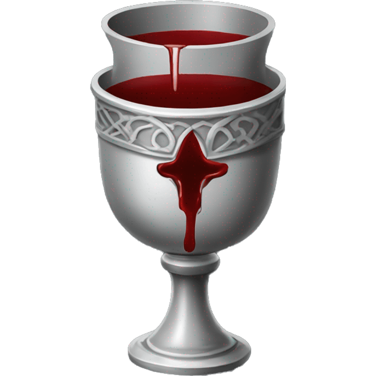 gothic chalice with blood emoji