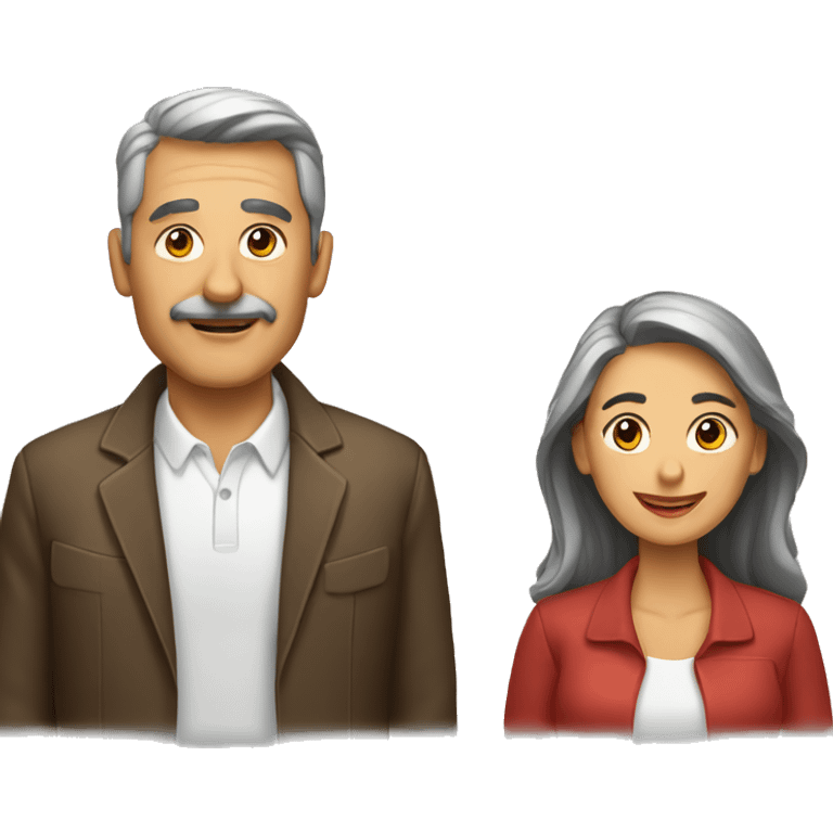 hombre y mujer de 50 años emoji