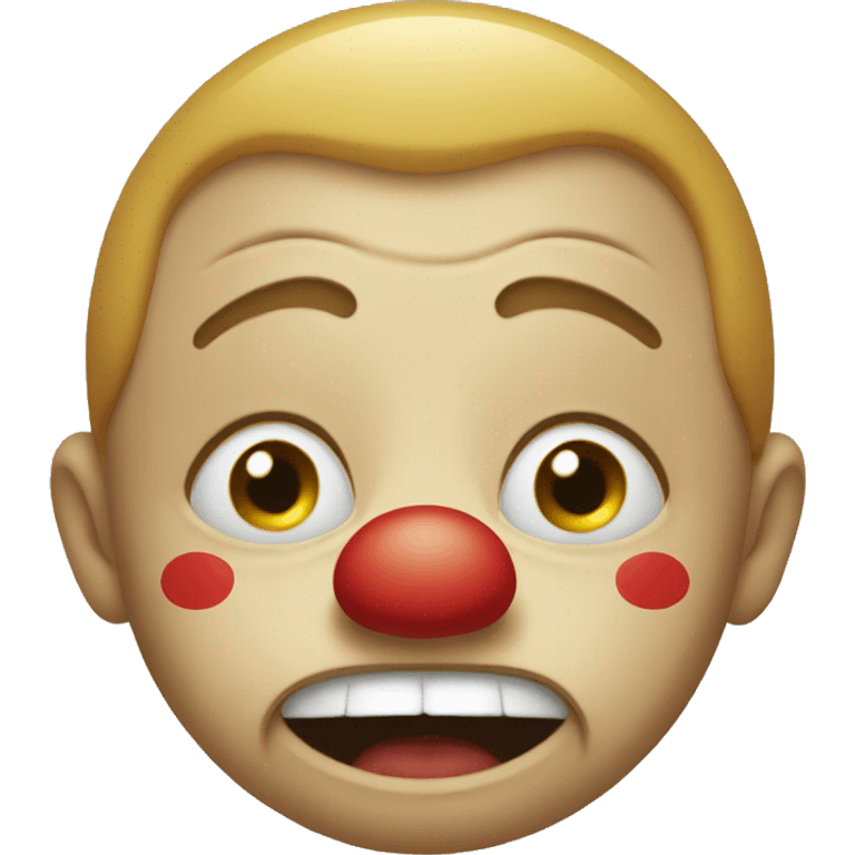 Clown crying emoji