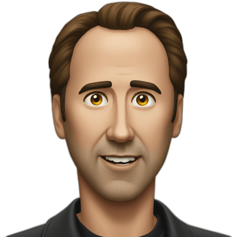 Nicolas Cage you dont say emoji