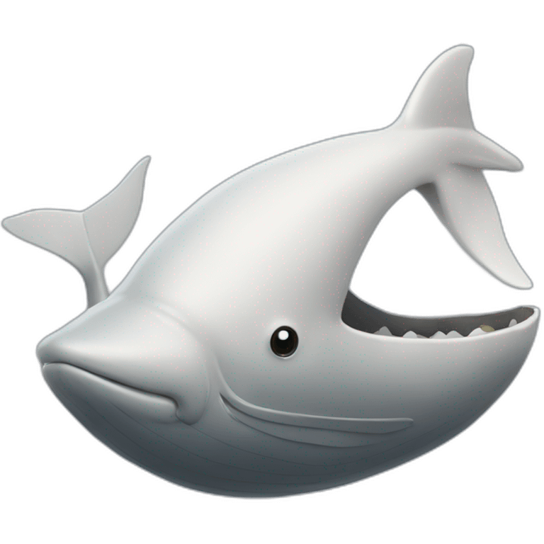 chat sur baleine emoji