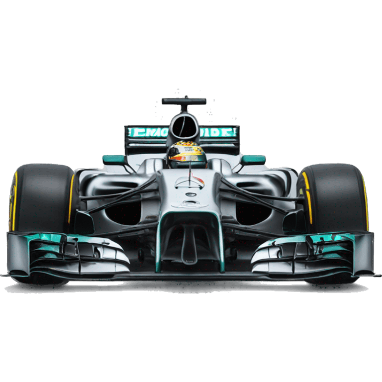 Mercedes amg F1 car emoji