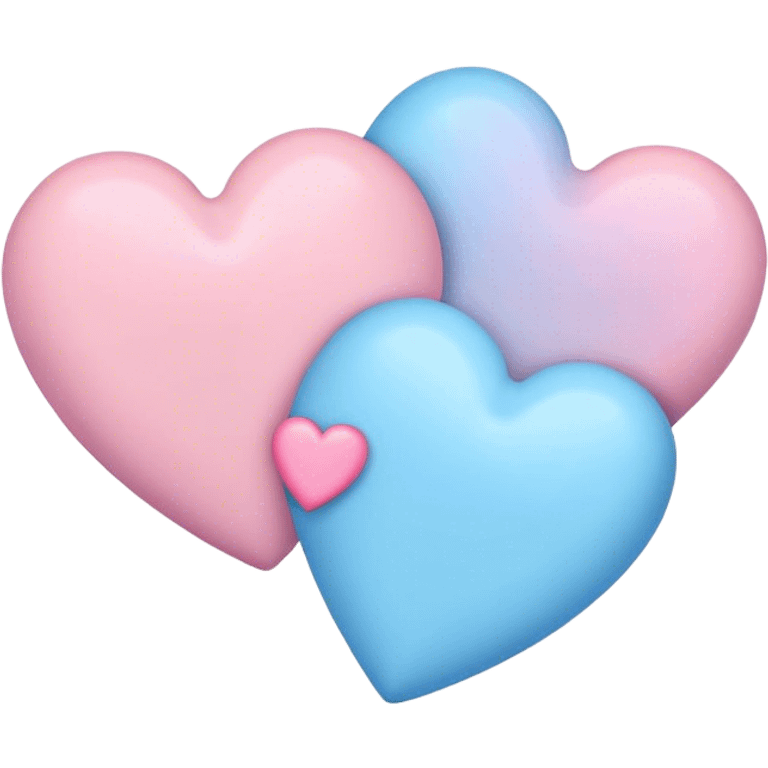 Pastel hearts emoji