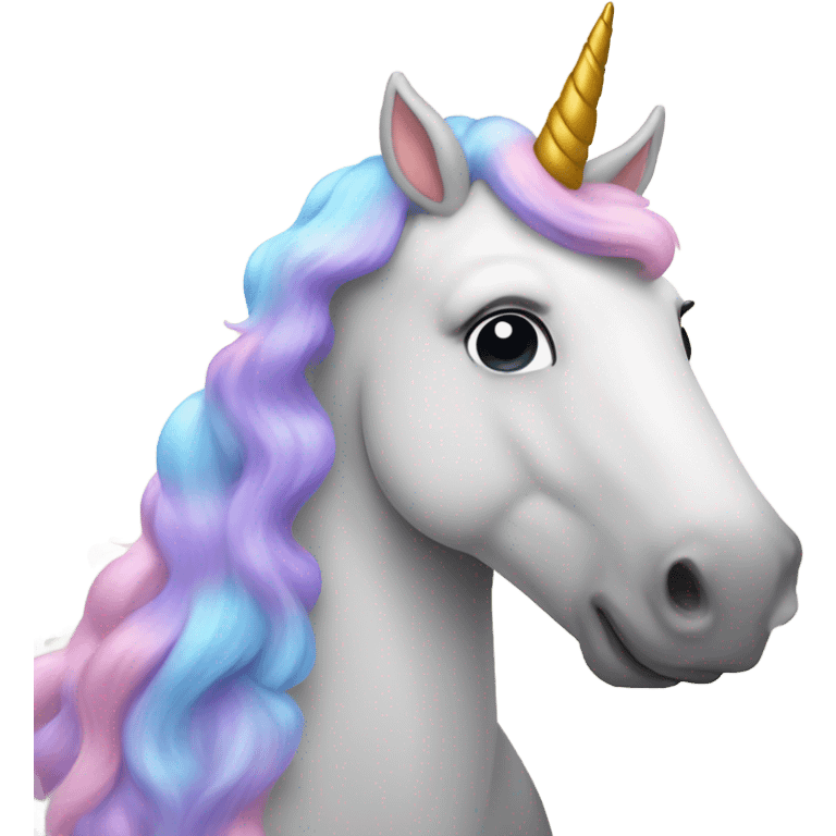 Big fat unicorn ￼ emoji