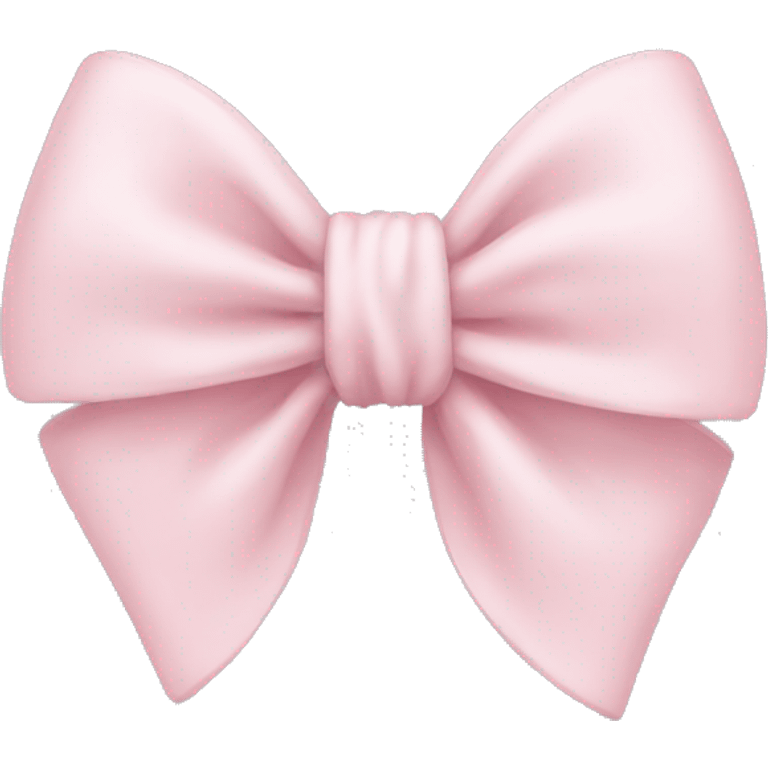 Pale Pink bow emoji