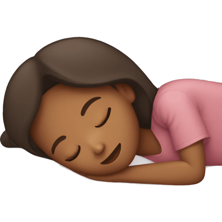 Girl sleeping  emoji