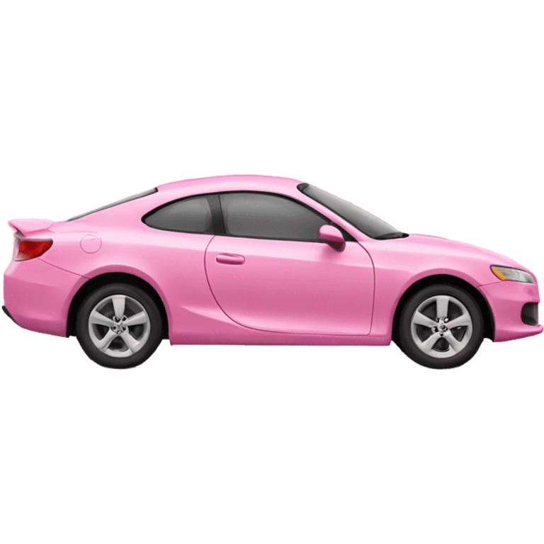 a pink car emoji