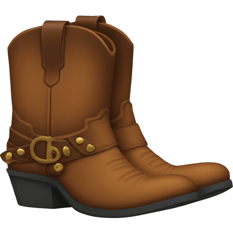 Cowboy boot emoji