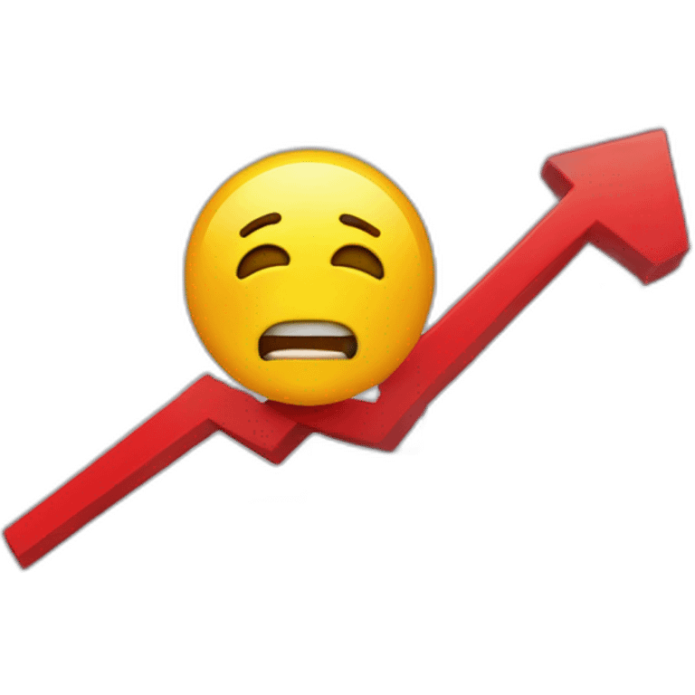 stock market going down emoji