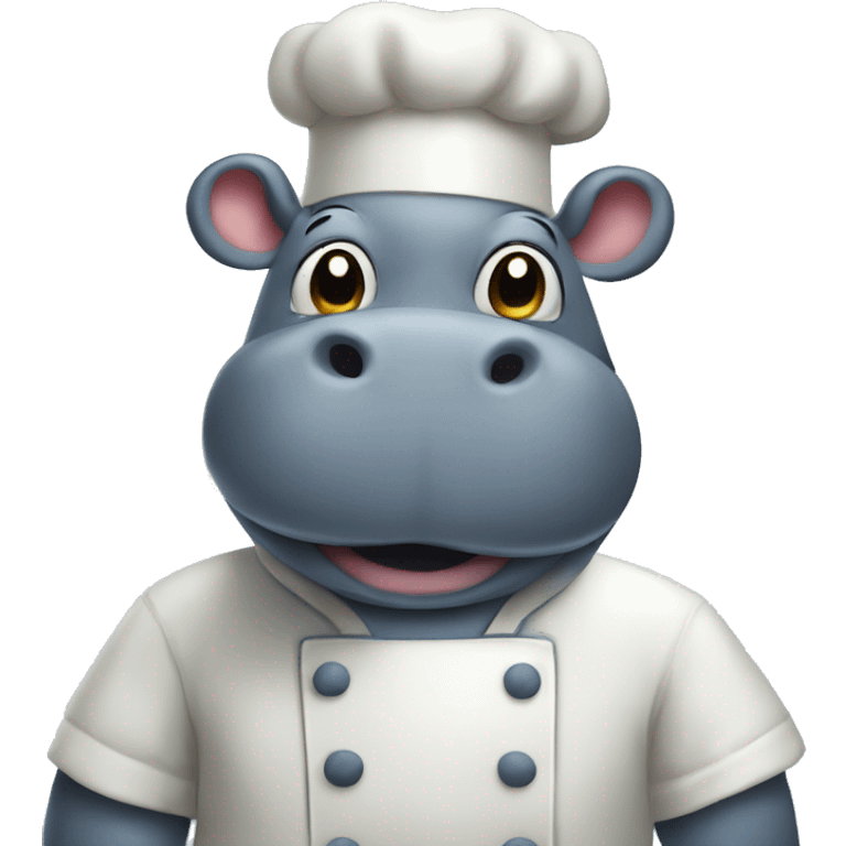 Hippo baker emoji