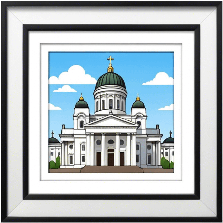 Helsinki cathedral  emoji