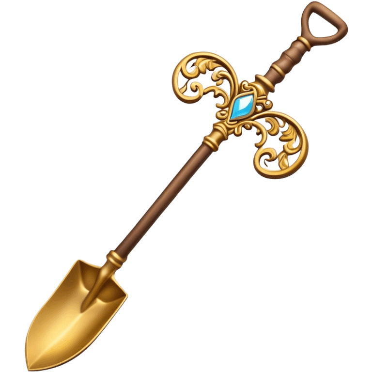 Magical shovel emoji