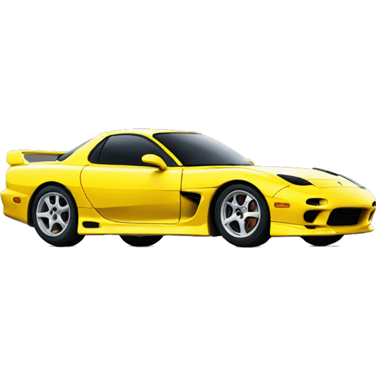 yellow rx7 fd3s emoji