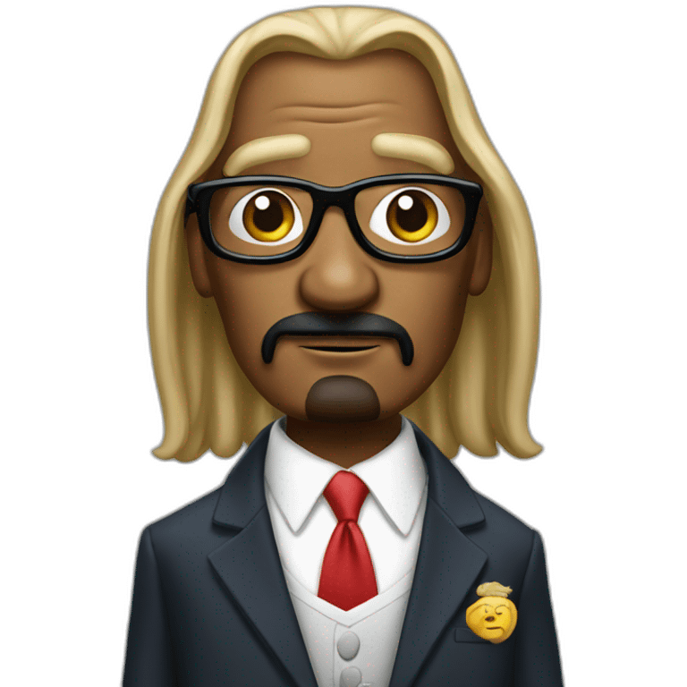 Trump as snoop dog emoji