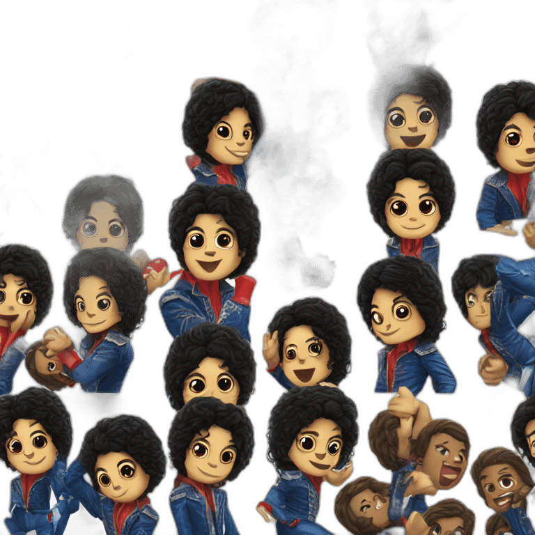 Michael Jackson consumiento pepsi emoji