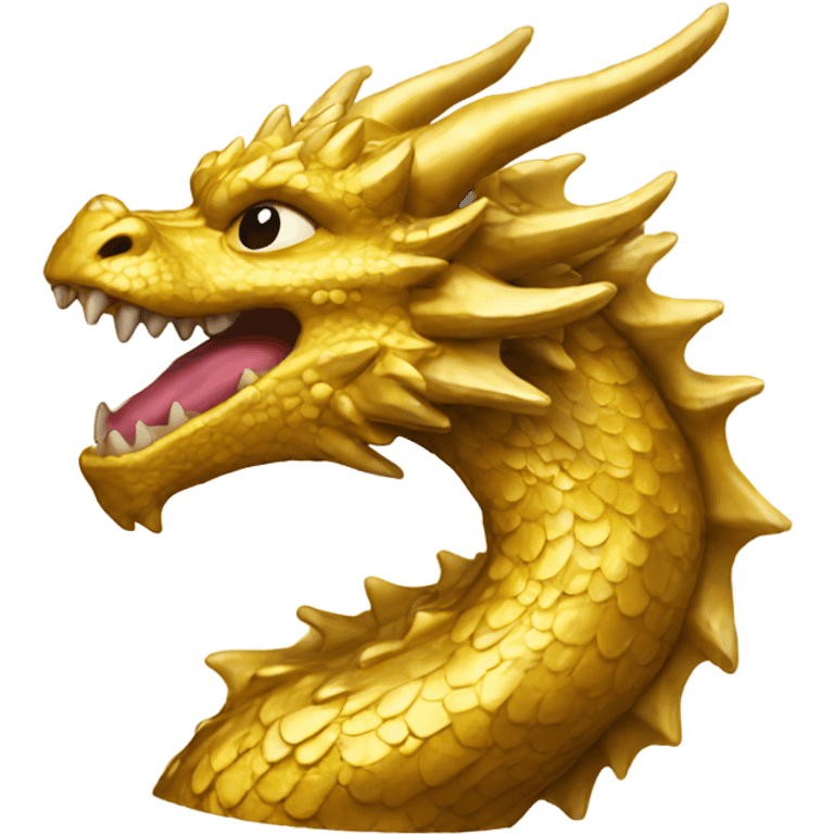 Gold dragon emoji