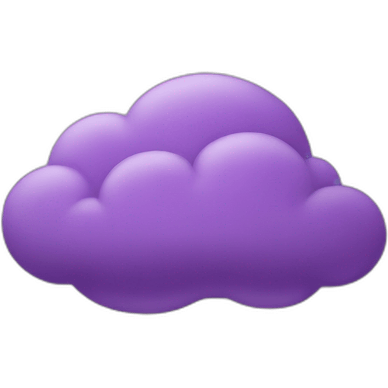 Purple cloud emoji