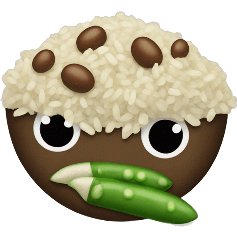 rice and peas emoji