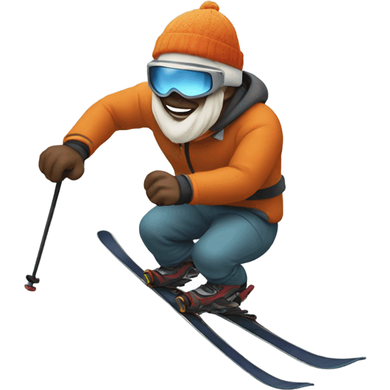 god skiing emoji