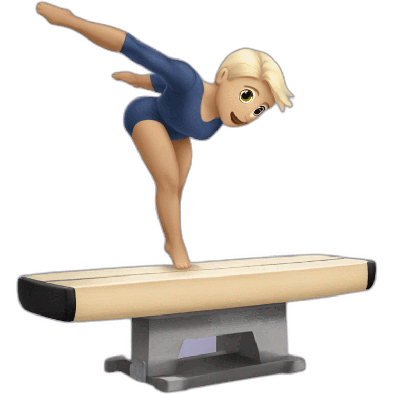 gymnastics pommel horse emoji