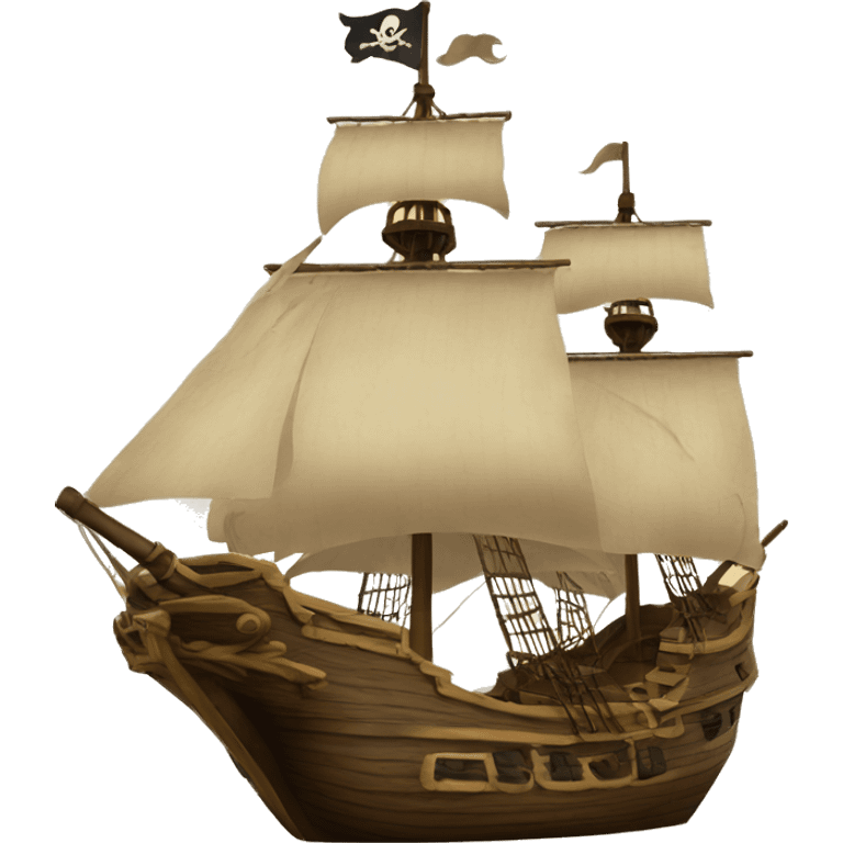 pirates ship emoji