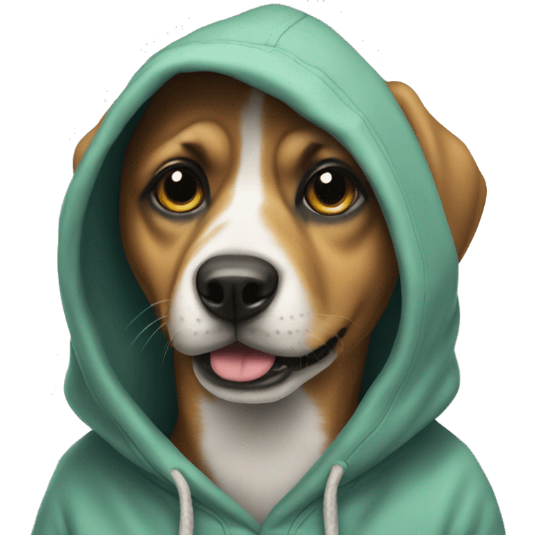 dog with hoodie emoji