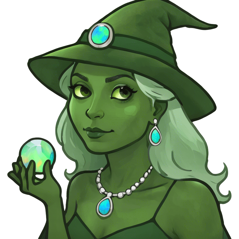 Opal witchy emoji