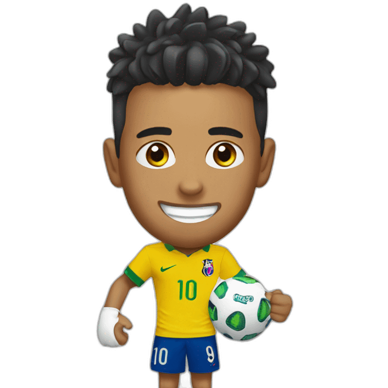 Neymar with Words cup emoji