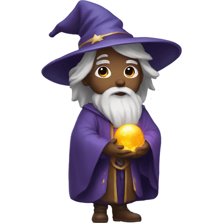 wizard with a halo emoji