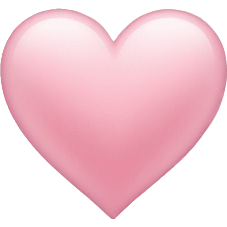 Light pink heart emoji