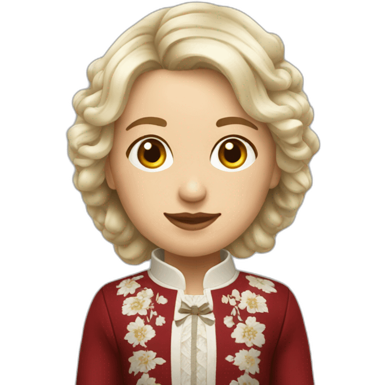 latvian traditional costume emoji