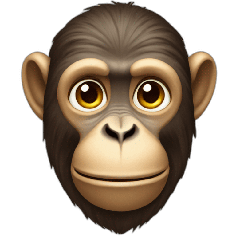 intelegent monkey emoji