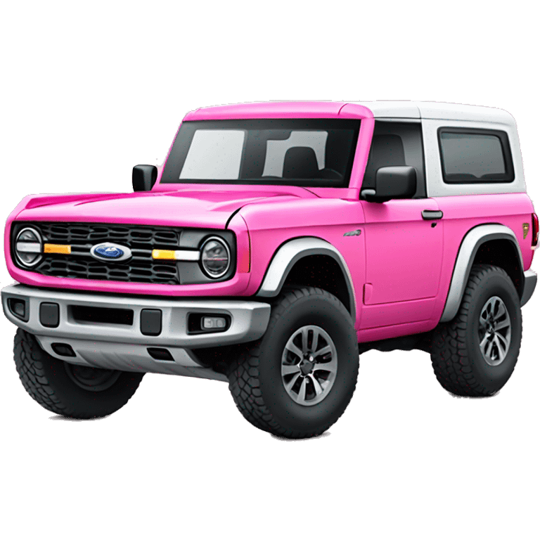 pink new ford bronco emoji