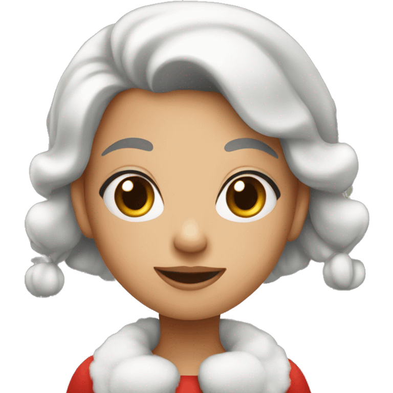 Christmas girl emoji