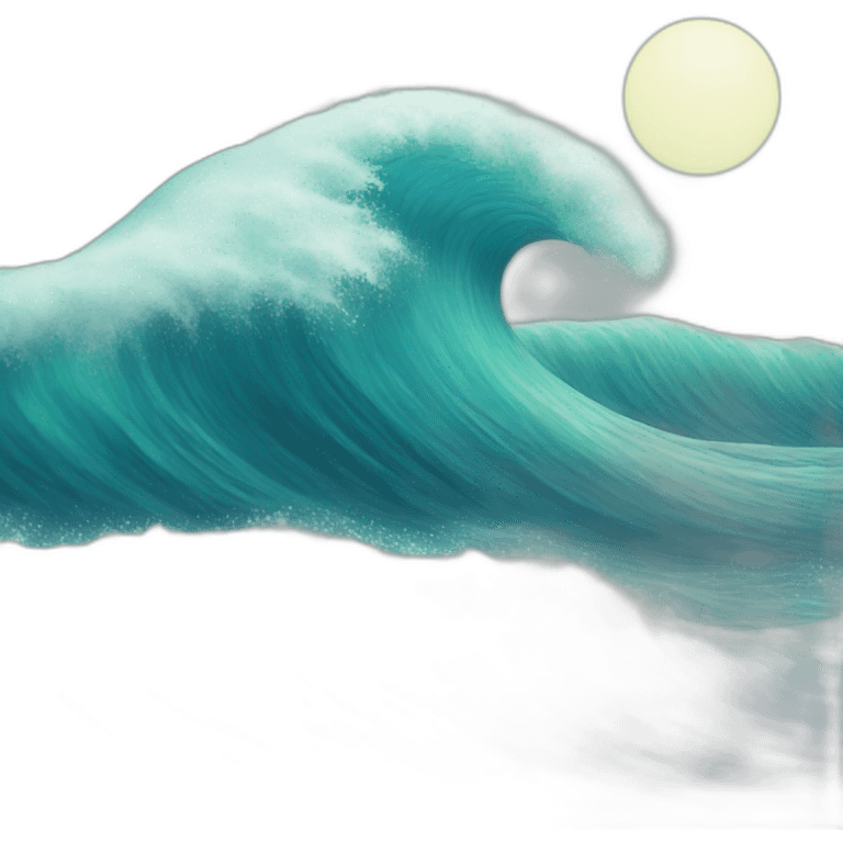 ocean wave emoji