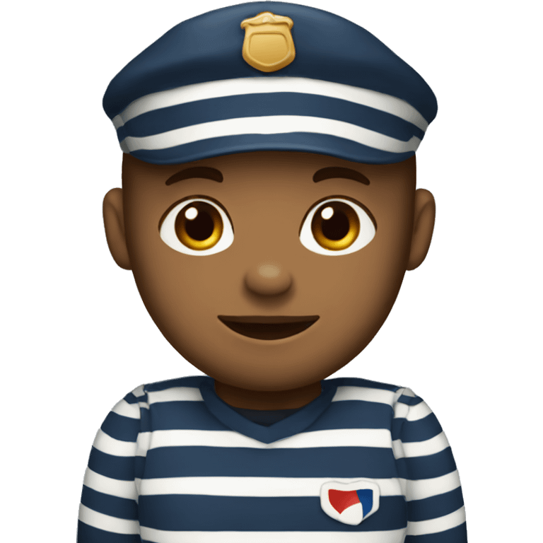 TAURUS WEARING A FRENCH BERET AND STRIPED SAILOR SHIRT emoji