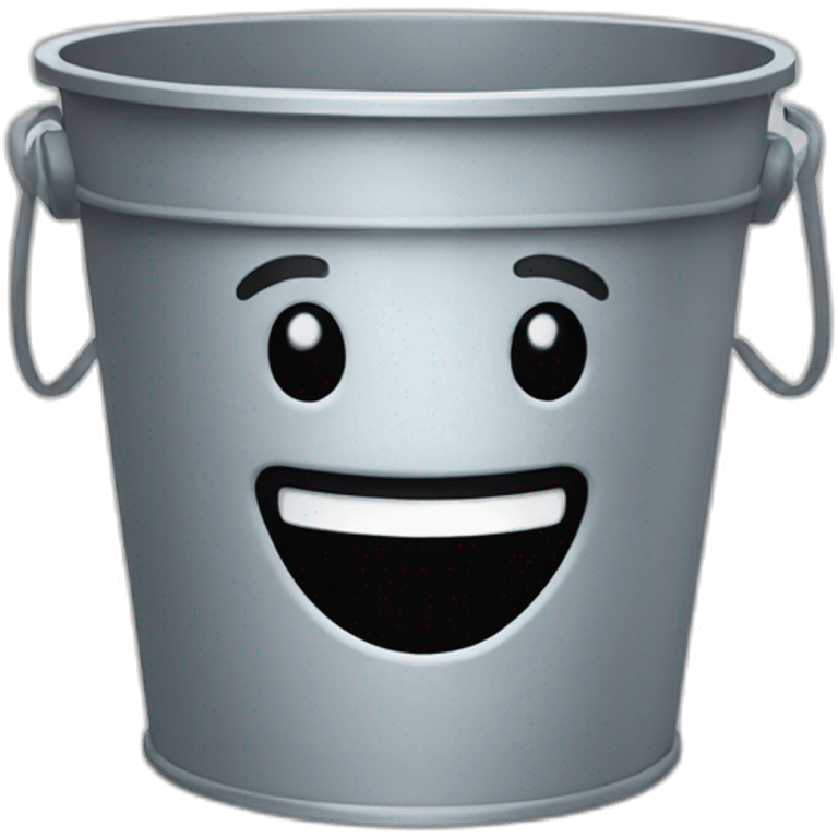 smiling bucket emoji